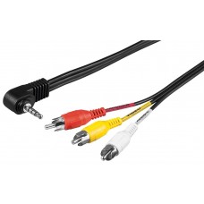 Laidas 3.5mm - 3RCA (K-K) 1.5m Goobay 